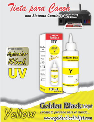 Tinta UV, Frasco 100ml.